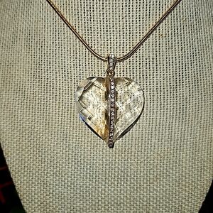 Bella Jack Crystal Heart Necklace